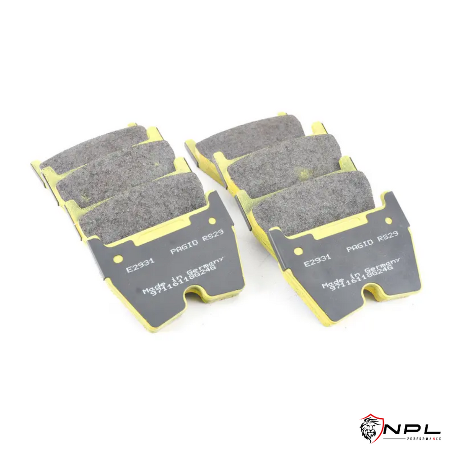 Pastilhas de Freio Dianteiras Pagid Racing 2931 RSL 29 Audi RS3 8V, RSQ3 8U, TTRS 8S 2.5T, R8, RS4 B7, RS5 B8 RS6 C5 Pagid Racing