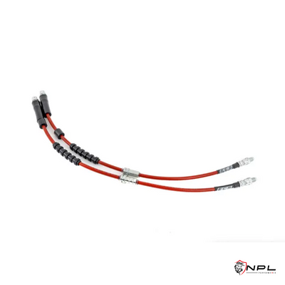 Kit Completo Aeroquip de Freios em Malha de Aço Dianteiro e Traseiro para BMW F80 M3, F8X M4, F87 M2 e M2 Competition ECS Tuning