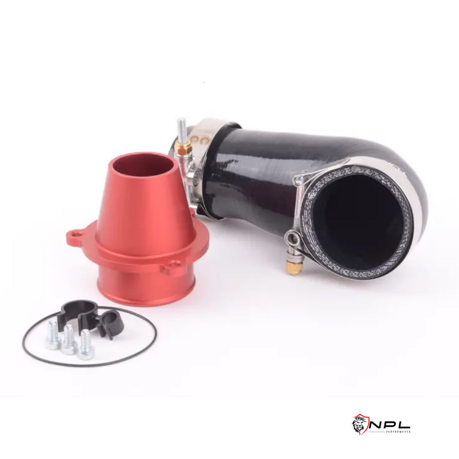 Turbo Outlet Pipe (Boost Pipe) ECS Tuning Para Audi A3 8P, VW Jetta MK6, Fusca EA888 Gen 1 2.0T TSI 200cv- Com Turbo Muffler Delete ECS Tuning