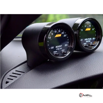 Suporte Copo Duplo para Manômetro de 52 mm para VW Golf GTI MK7 / 7.5 CJM Industries