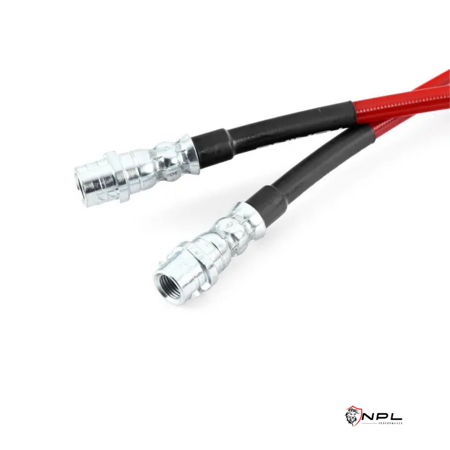 Aeroquip de Freios em Malha de Aço Traseiro MINI e BMW X1 F39, X2 F48 ECS Tuning