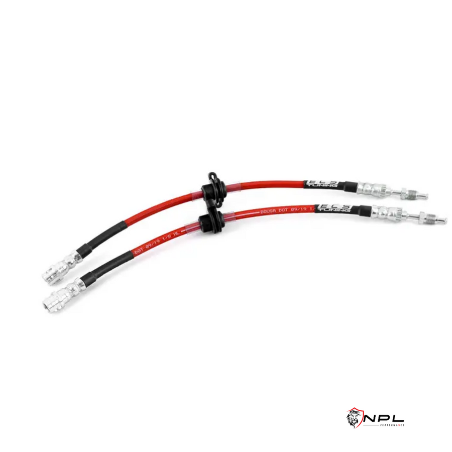 Kit Completo Aeroquip de Freios em Malha de Aço dianteiro e traseiro MINI F55 / F56 / F57 ECS Tuning