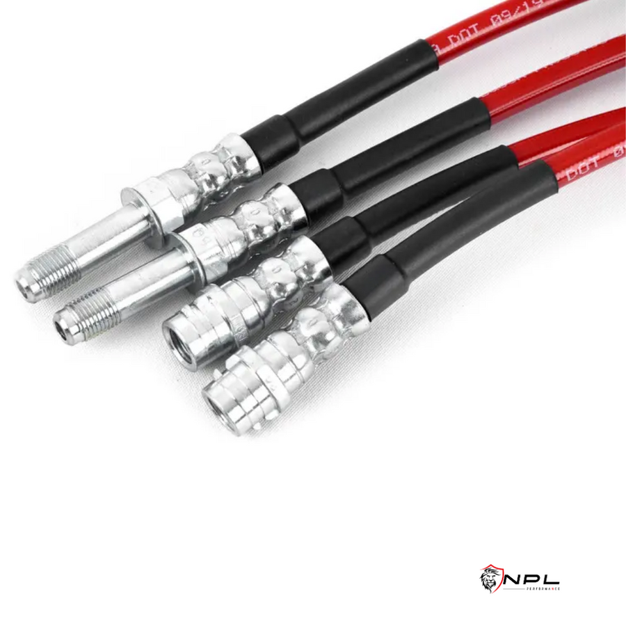 Kit Completo Aeroquip de Freios em Malha de Aço dianteiro e traseiro MINI F55 / F56 / F57 ECS Tuning