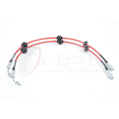 Aeroquip de Freios em Malha de Aço Dianteiro AUDI B9 RS4, RS5 2.9T e S4, S5 3.0T ECS Tuning