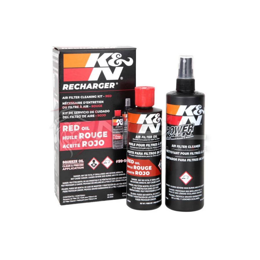 Kit Limpeza Filtro de Ar K&N Recharger 99-5050 - Squeeze Red K&N