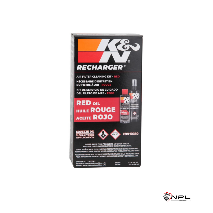 Kit Limpeza Filtro de Ar K&N Recharger 99-5050 - Squeeze Red K&N