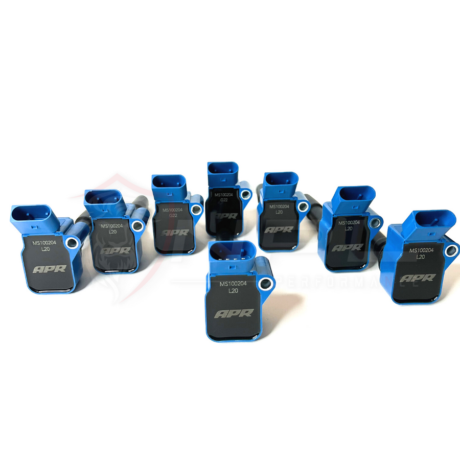 Kit 8 Bobinas de Ignição de Alta Performance APR para AUDI C8 RS7, RS6 (2021+), D5 S8, 4M RS Q8, SQ7, SQ8 Quattro 4.0T APR