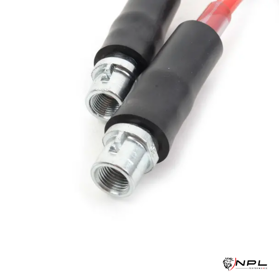 Aeroquip De Freios Em Malha de Aço Dianteiro Para BMW F2X, F3X, F80 e G80 M3, F8X e G82 M4, F87 M2 e M2 Competition ECS Tuning