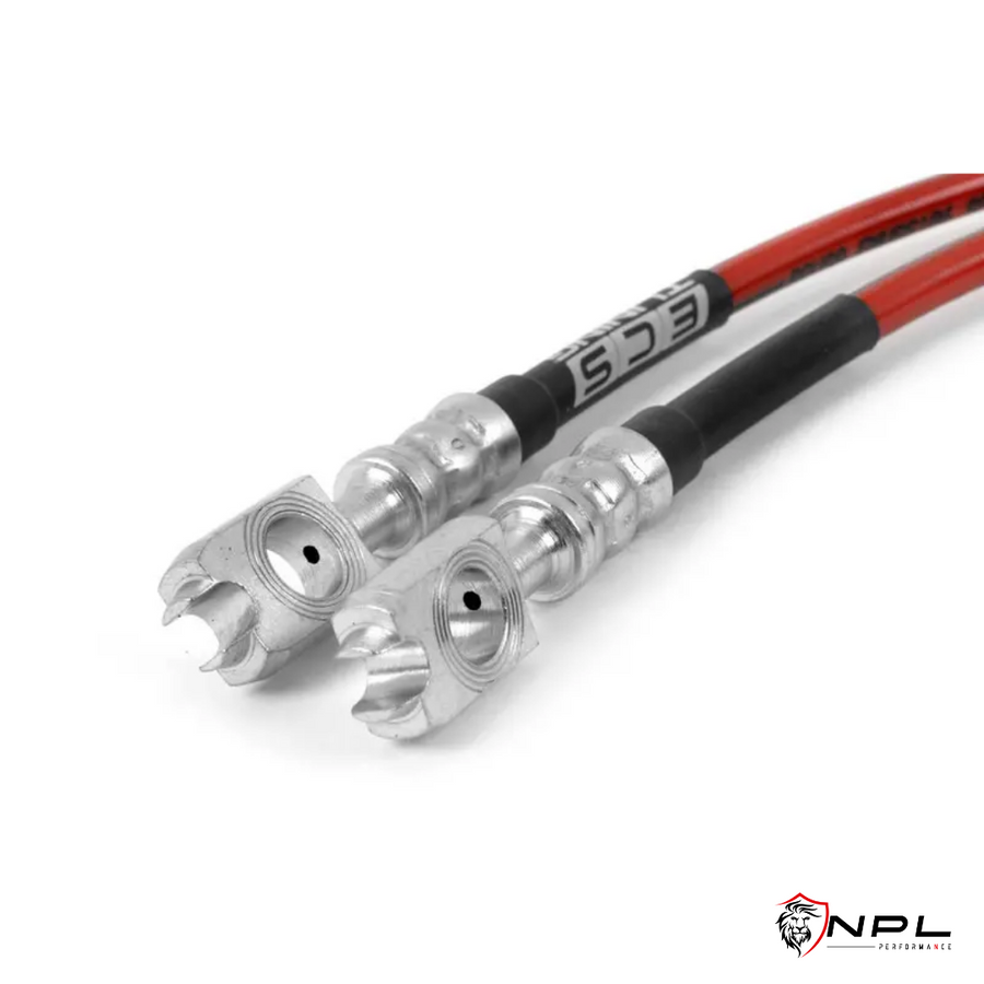 Kit Upgrade Aeroquip de Freio em Malha de Aço Traseiro Ecs Tuning VW Golf MK7 / 7.5 GTI