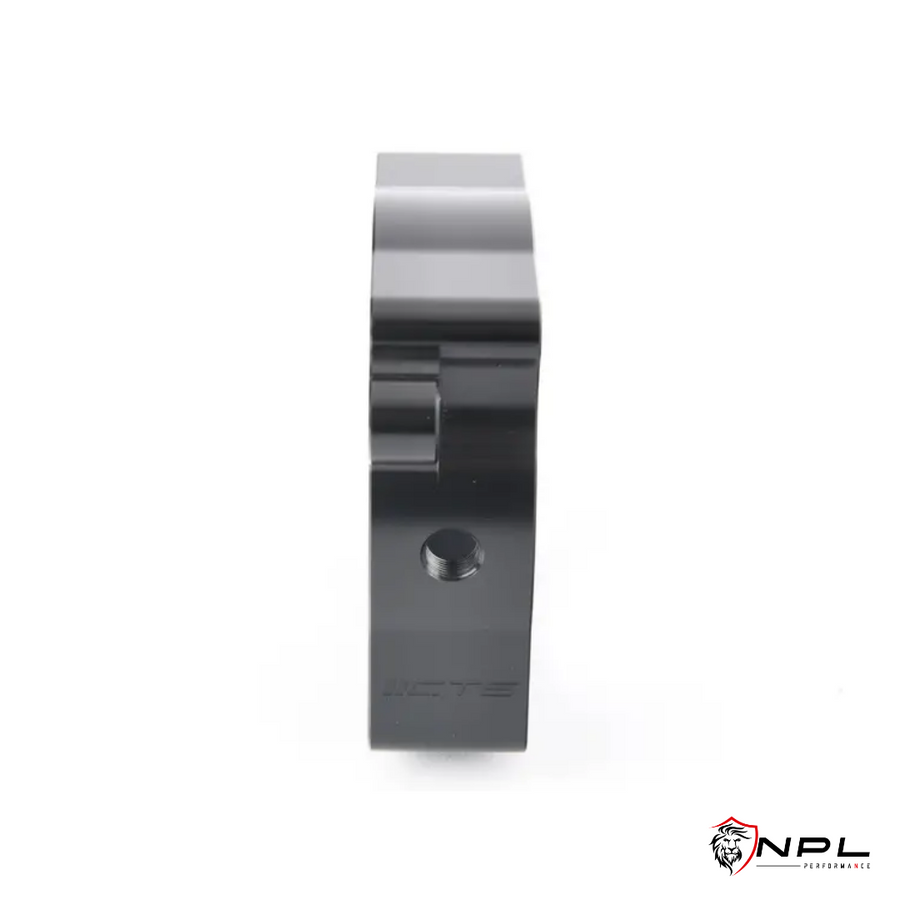 Espaçador do Throttle Body CTS Turbo Para RS3/TTRS (8V.2/8S) 2018+ com Boost Tap e Porta para Injeção de Água/Metanol CTS Turbo