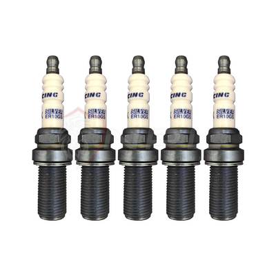 Kit 5 Velas de Ignição Extra Turbo Silver Racing Er10gs para Audi Rs3 8v, Ttrs 2.5t 400cv Brisk