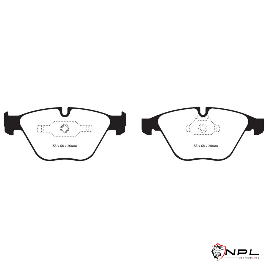 Pastilhas De Freio Dianteira Bmw Ebc Yellowstuff Dp42006r EBC Brakes