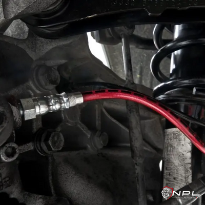 Kit Completo Aeroquip de Freios em Malha de Aço dianteiro e traseiro MINI R55 / R56 / R57 / R58 / R59 ECS Tuning