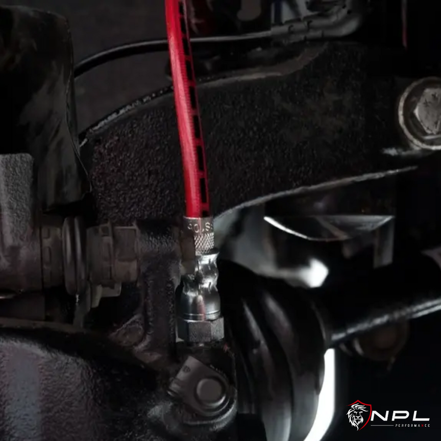 Kit Completo Aeroquip de Freios em Malha de Aço dianteiro e traseiro MINI R55 / R56 / R57 / R58 / R59 ECS Tuning