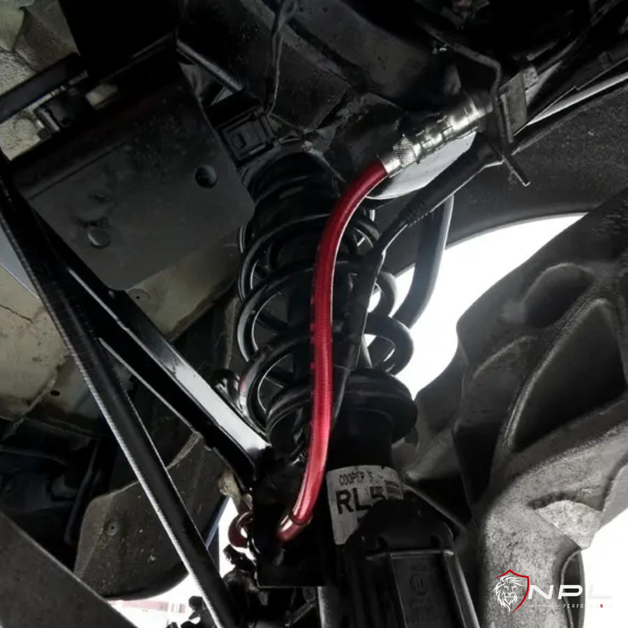 Kit Completo Aeroquip de Freios em Malha de Aço dianteiro e traseiro MINI R55 / R56 / R57 / R58 / R59 ECS Tuning