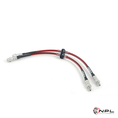 Kit Completo Aeroquip de Freios em Malha de Aço dianteiro e traseiro MINI R55 / R56 / R57 / R58 / R59 ECS Tuning