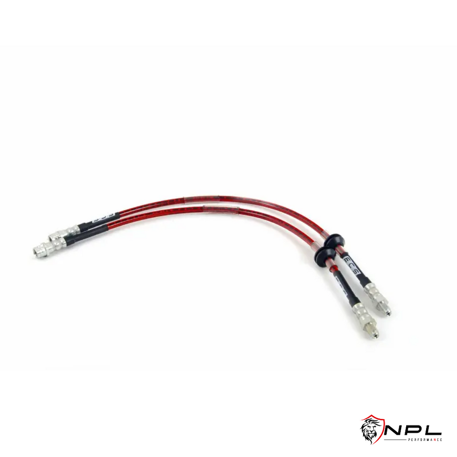 Kit Completo Aeroquip de Freios em Malha de Aço dianteiro e traseiro MINI R55 / R56 / R57 / R58 / R59 ECS Tuning