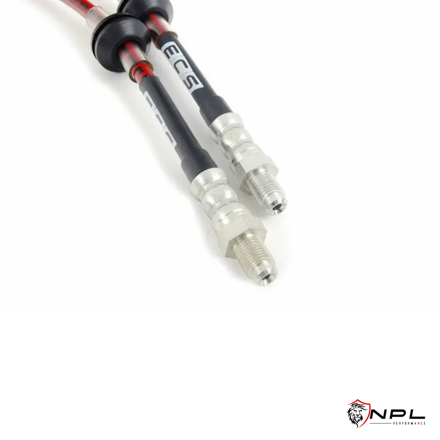 Kit Completo Aeroquip de Freios em Malha de Aço dianteiro e traseiro MINI R55 / R56 / R57 / R58 / R59 ECS Tuning