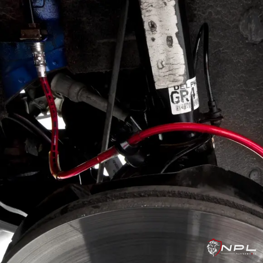 Kit Completo Aeroquip de Freios em Malha de Aço dianteiro e traseiro MINI R55 / R56 / R57 / R58 / R59 ECS Tuning