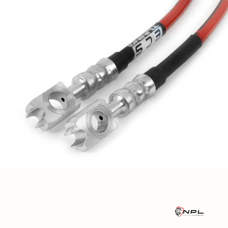 Aeroquip De Freios Em Malha De Aço Dianteiro Ecs Tuning Vw Golf Mk7 Gti, Jetta Mk7 Gli, Tiguan Mqb, Audi A3, S3 8v ECS Tuning