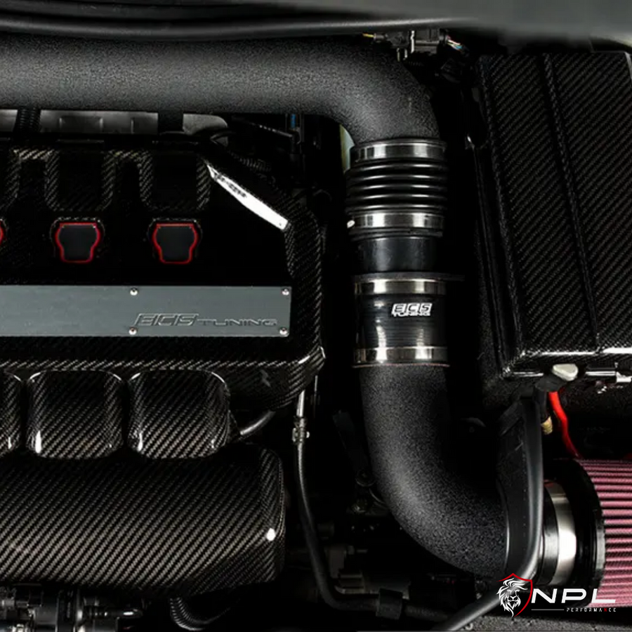 Intake ECS Tuning em Alumínio Para Audi A3 8P, Vw Jetta MK6 2.0 Tsi 200 cv - Com Defletor de Calor ECS Tuning