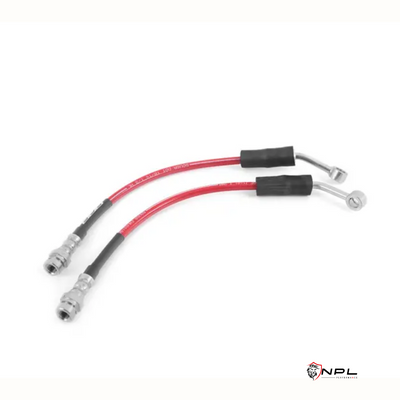 Aeroquip De Freios Em Malha De Aço Traseiro Ecs Tuning Vw Jetta Mk7 Gli, Tiguan Mqb, Audi S3 8v, 8S TTRS, RS3, TTS ECS Tuning