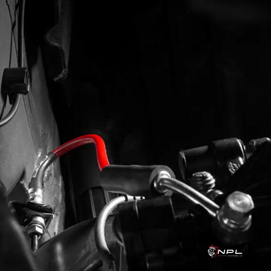 Aeroquip De Freios Em Malha De Aço Traseiro Ecs Tuning Vw Jetta Mk7 Gli, Tiguan Mqb, Audi S3 8v, 8S TTRS, RS3, TTS ECS Tuning