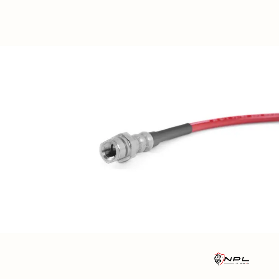 Kit Completo Aeroquip de Freios em Malha de Aço Dianteiro e Traseiro VW Jetta MK7 GLI, Tiguan MQB / AUDI A3, S3 8V ECS Tuning