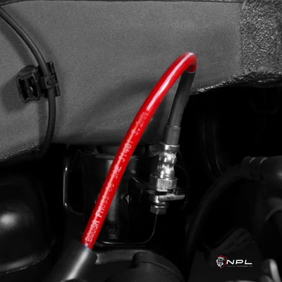 Kit Completo Aeroquip de Freios em Malha de Aço Dianteiro e Traseiro VW Jetta MK7 GLI, Tiguan MQB / AUDI A3, S3 8V ECS Tuning