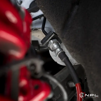 Kit Completo Aeroquip de Freios em Malha de Aço Dianteiro e Traseiro AUDI B9 RS4, RS5 2.9T e S4, S5 3.0T ECS Tuning