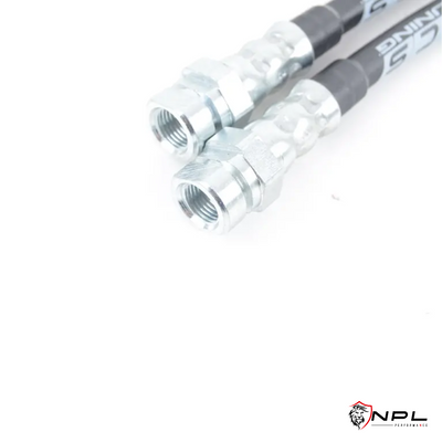 Kit Completo Aeroquip de Freios em Malha de Aço Dianteiro e Traseiro AUDI B9 RS4, RS5 2.9T e S4, S5 3.0T ECS Tuning