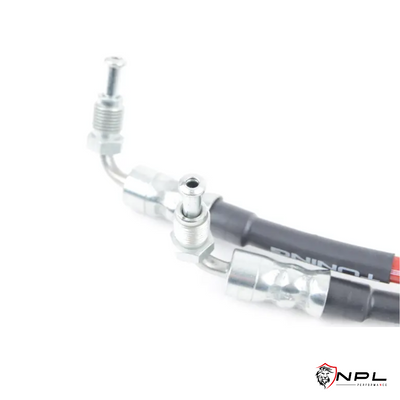 Kit Completo Aeroquip de Freios em Malha de Aço Dianteiro e Traseiro AUDI B9 RS4, RS5 2.9T e S4, S5 3.0T ECS Tuning