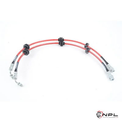 Kit Completo Aeroquip de Freios em Malha de Aço Dianteiro e Traseiro AUDI B9 RS4, RS5 2.9T e S4, S5 3.0T ECS Tuning