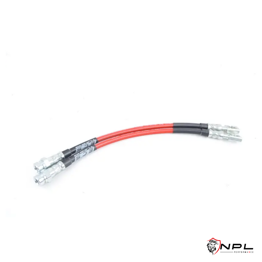 Kit Completo Aeroquip de Freios em Malha de Aço Dianteiro e Traseiro AUDI B9 RS4, RS5 2.9T e S4, S5 3.0T ECS Tuning