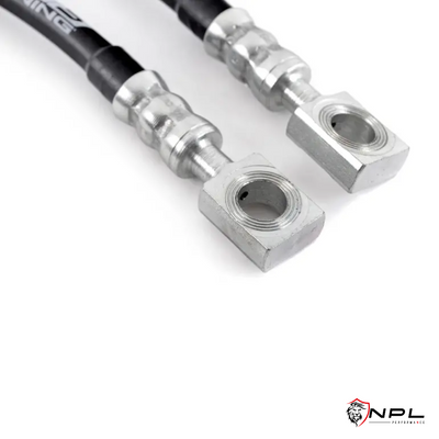 Kit Completo Aeroquip de Freios em Malha de Aço Dianteiro e Traseiro AUDI B9 RS4, RS5 2.9T e S4, S5 3.0T ECS Tuning