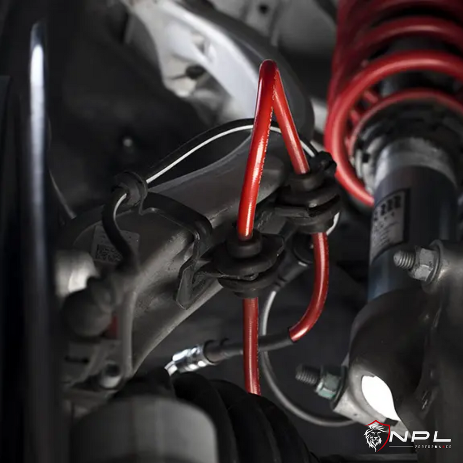 Aeroquip de Freios em Malha de Aço Dianteiro AUDI B9 RS4, RS5 2.9T e S4, S5 3.0T ECS Tuning