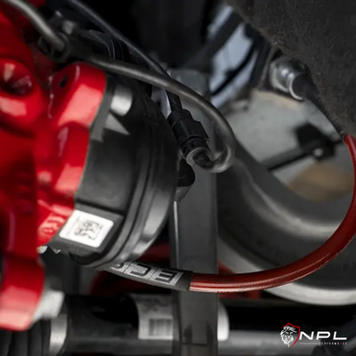 Kit Completo Aeroquip de Freios em Malha de Aço Dianteiro e Traseiro AUDI B9 RS4, RS5 2.9T e S4, S5 3.0T ECS Tuning