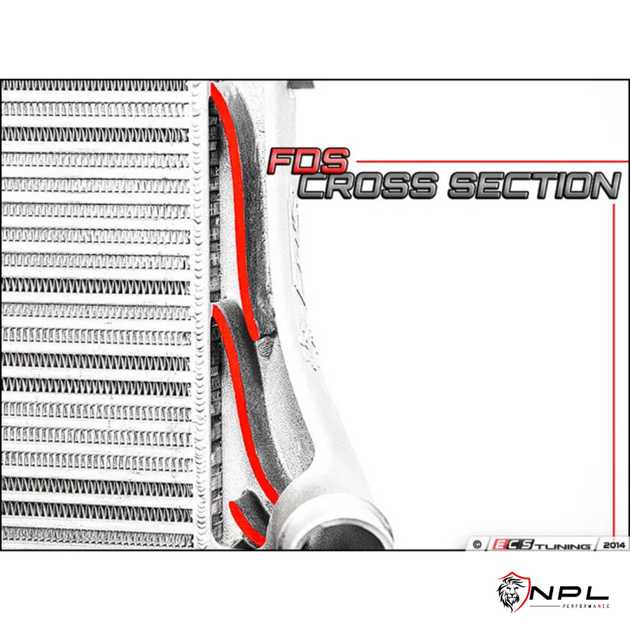 Intercooler Upgrade para VW Jetta MK6, Fusca 2.0T EA888 211cv ECS Tuning