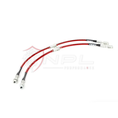 Kit Completo Aeroquip de Freios em Malha de Aço dianteiro e traseiro VW Jetta MK6 , Fusca, Audi A3 8P ECS Tuning