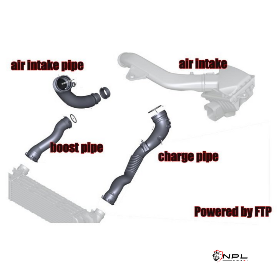 Boost Pipe FTP Motorsport Para BMW Chassi F Motor N55 FTP Motorsport
