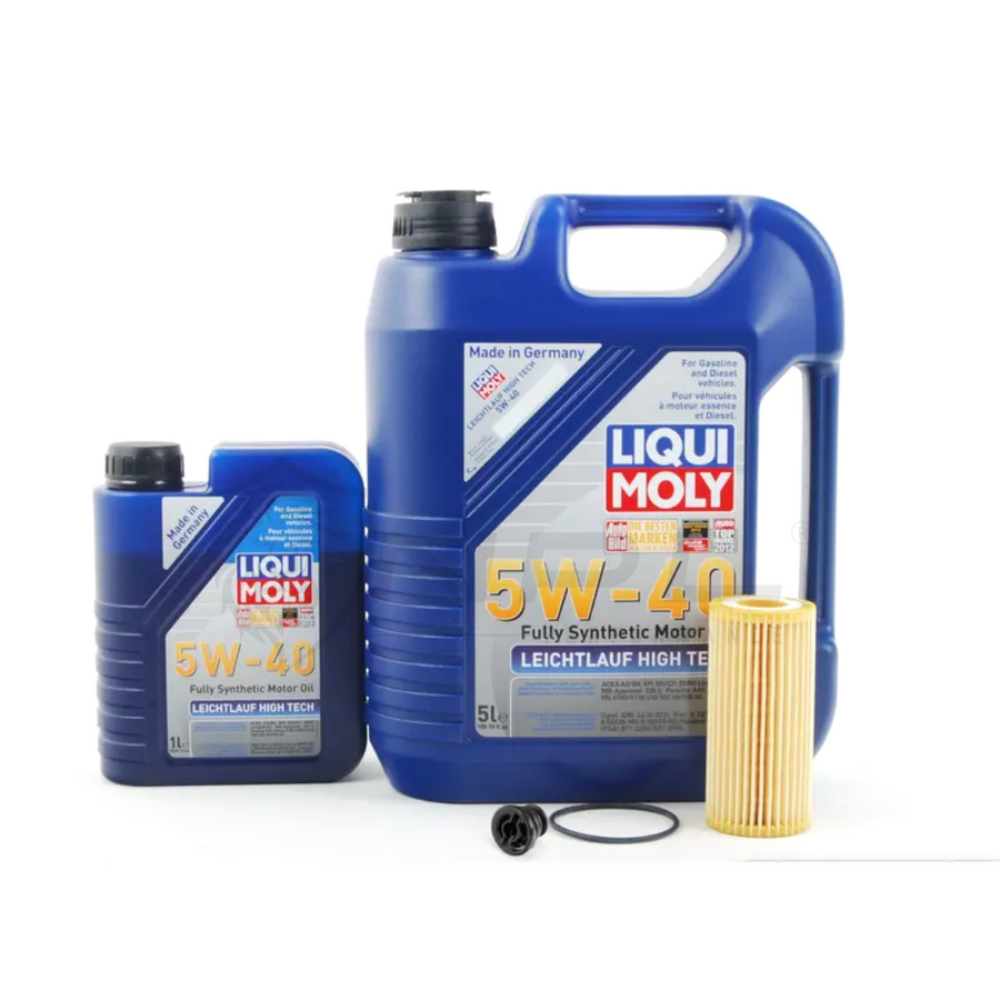 Kit de Troca de Óleo Liqui Moly VW Golf MK7 GTI, Tiguan MQB, Jetta MK7 GLI, Audi A3, S3 8V 1.8T / 2.0T - Com Bujão Carter NPL Performance Parts