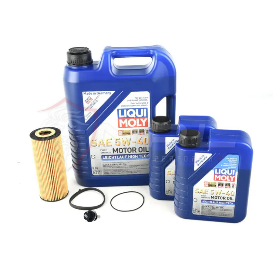 Kit de Troca de Óleo Liqui Moly Audi S4, S5, A7, A8 3.0T, A6 3.0T V6 SUPERCHARGED - Com Bujão Carter NPL Performance Parts