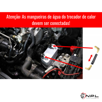 Plate Adaptador Para Radiador de Óleo Câmbio DSG DQ250 BAR-TEK Motorsport