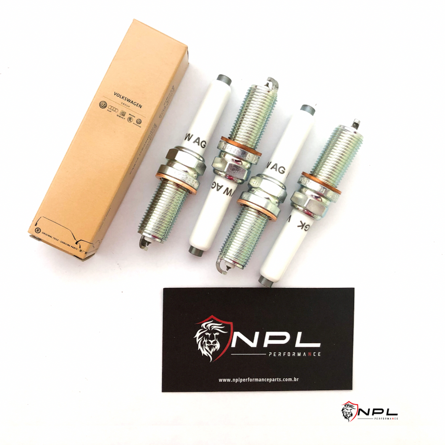 Kit 4 Velas De Ignição 06K905601M Genuínas Audi RS7/RS3 Para VW/AUDI 2.0 Tsi Gen 3 VW/AUDI