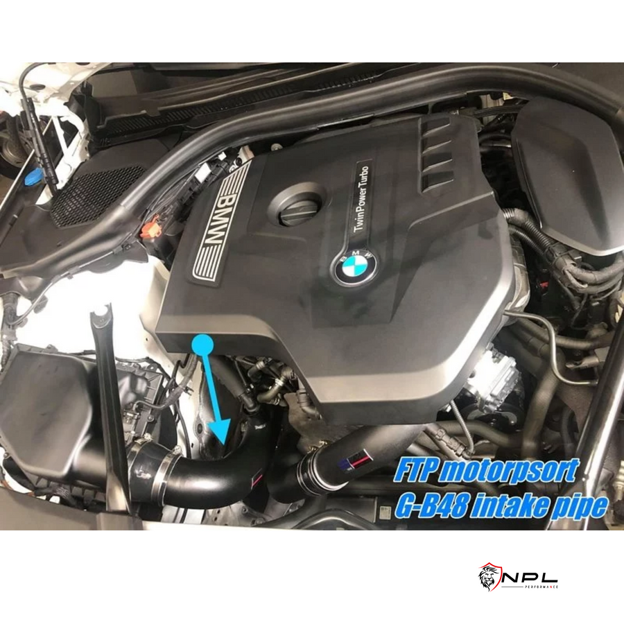 Intake Pipe FTP Motorsport Para BMW Chassi G 320i, 330i, 530i, X3, X4 Motor B48 e B46
